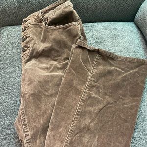 Women’s 12 long brown corduroy pants Maurices